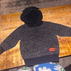 Art class boys knit hoodie